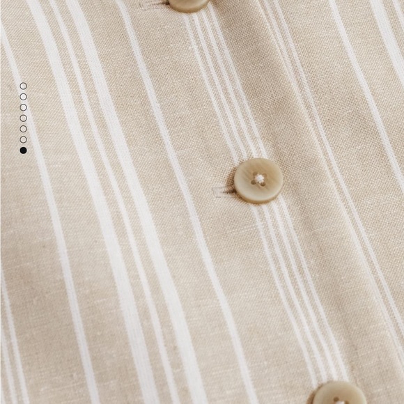 Linen striped vest-Mango - Picture 6 of 9